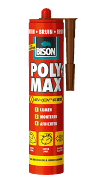 Bison - Poly Max Express - Bruin - 425g