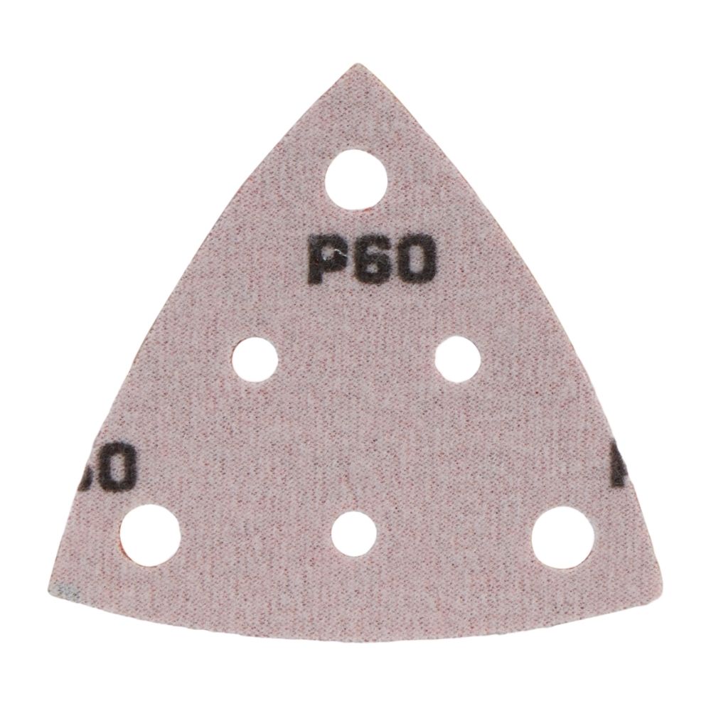 Radix - Driehoek Schuurvel - Pro - 82 x 82 x 82 mm - P60 – 6 stofgaten (50 stuks)