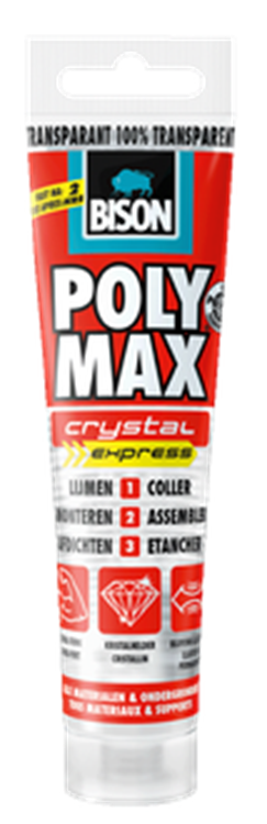 Bison - Poly Max Crystal Express - Transparant - 115g Bison - Poly Max Crystal Express - Transparant - 115g