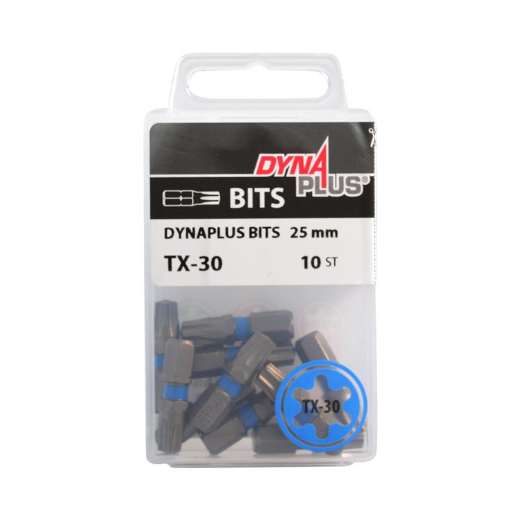 Dynaplus - Schroefbit - Torx 30 - 25mm - Blauw (10 stuks) Dynaplus - Schroefbit - Torx 30 - 25mm - Blauw (10 stuks)