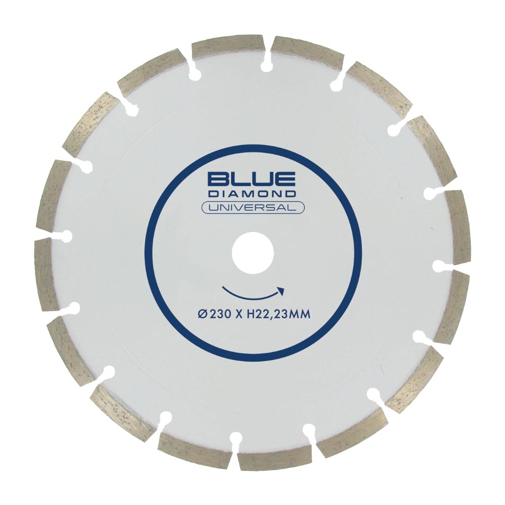 Carat - Blue Diamond diamantzaagblad - Haakse slijper - Ø230 - Asgat 22.23mm