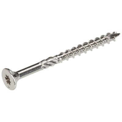 Woodies - schroeven Ultimate - Torx 30 Platkop - 6 x 160mm - Deeldraad - RVS (100 stuks)