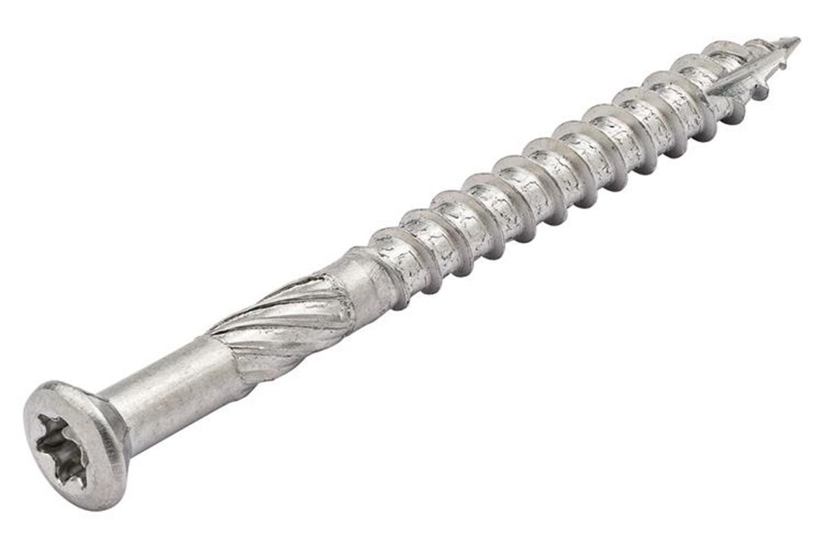 Vlonderschroeven - Torx 25 - 5x70mm - RVS-410 - Deeldraad (100 stuks)