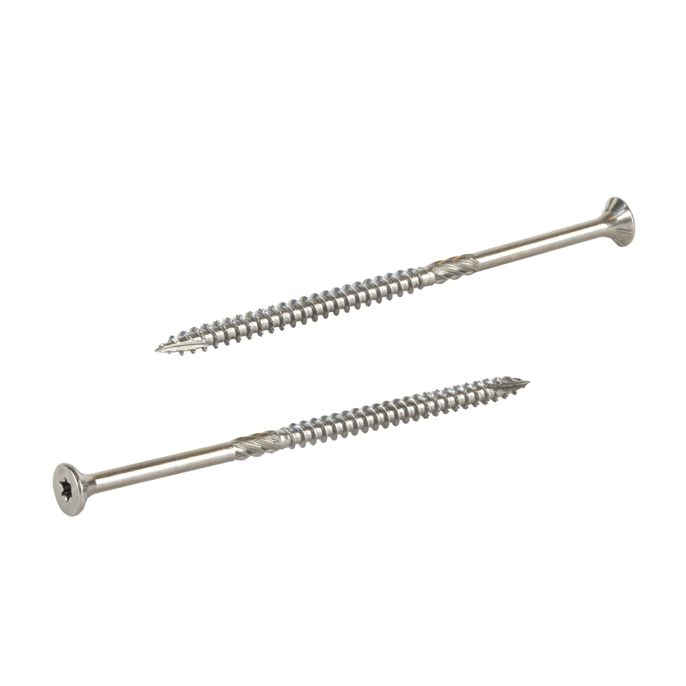 Radix Torx 20 Spaanplaatschroef - Platkop + Snijpunt - 5,0 x 100mm/55 - RVS - Deeldraad (200 stuks) Radix Torx 20 Spaanplaatschroef - Platkop + Snijpunt - 5,0 x 100mm/55 - RVS - Deeldraad (200 stuks)