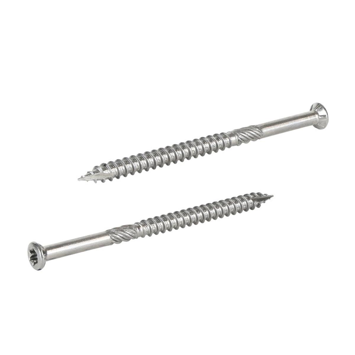 Radix - Vlonder - Tuinhout schroeven - Torx 5,0x80mm - T25 - RVS (100 stuks) Radix - Vlonder - Tuinhout schroeven - Torx 5,0x80mm - T25 - RVS (100 stuks)