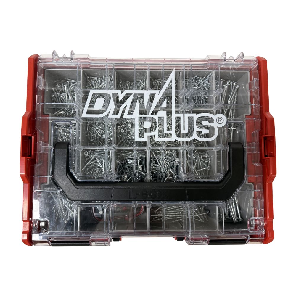 Dynaplus - L-BOXX Assortimentskoffer – Indoor Verzinkt TX (2500 stuks + bitset) Dynaplus - L-BOXX Assortimentskoffer – Indoor Verzinkt TX (2500 stuks + bitset)