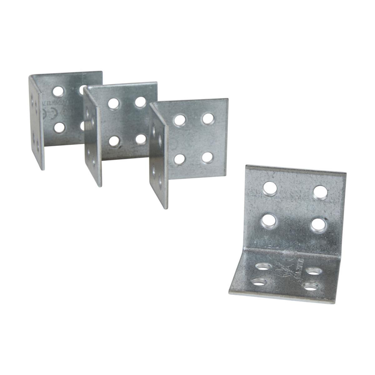 Versterkingshoek - 40 x 40 x 40 mm - Verzinkt (4 stuks)
