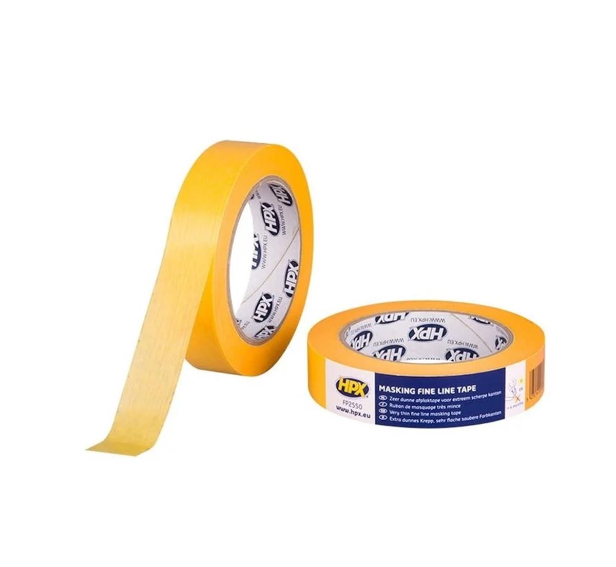 HPX - Masking 4400 Fine Line - Oranje - 24mm x 50m HPX - Masking 4400 Fine Line - Oranje - 24mm x 50m