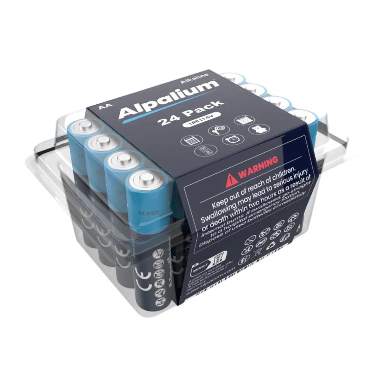 Alkaline batterij AA - LR6  - 1,5V (24 stuks)