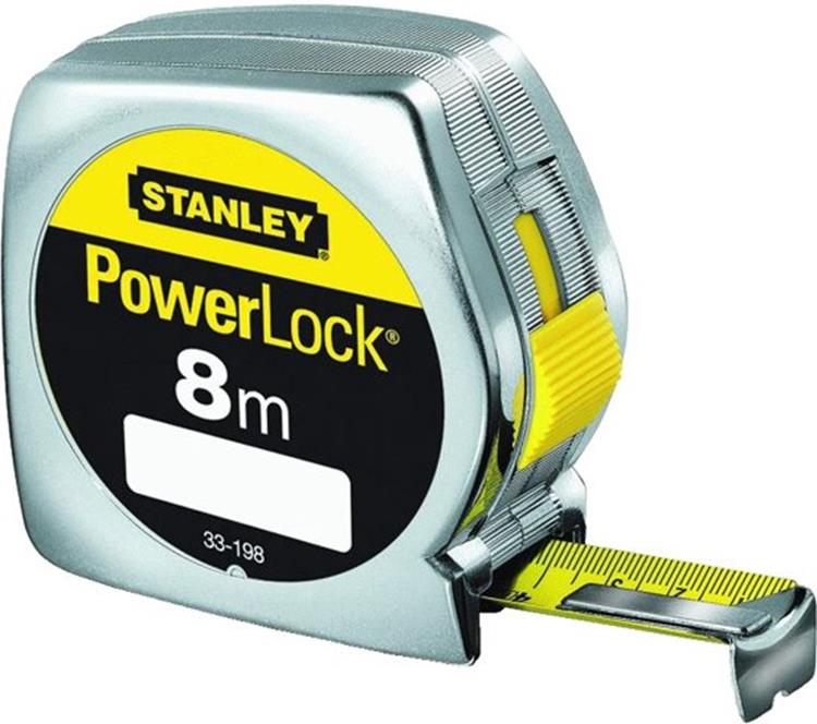 Stanley - Powerlock ABS - Rolbandmaat - 8m