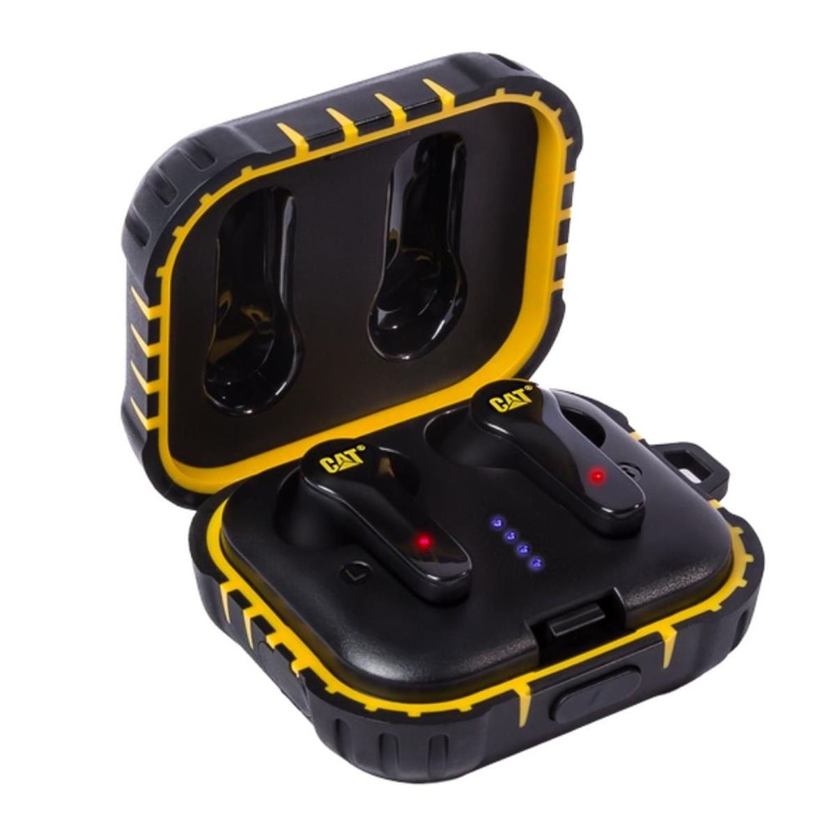 CAT - Draadloze oordopjes - IP66 - Bluetooth 4.1 - 4+ Uur Spreek- En Afspeeltijd CAT - Draadloze oordopjes - IP66 - Bluetooth 4.1 - 4+ Uur Spreek- En Afspeeltijd