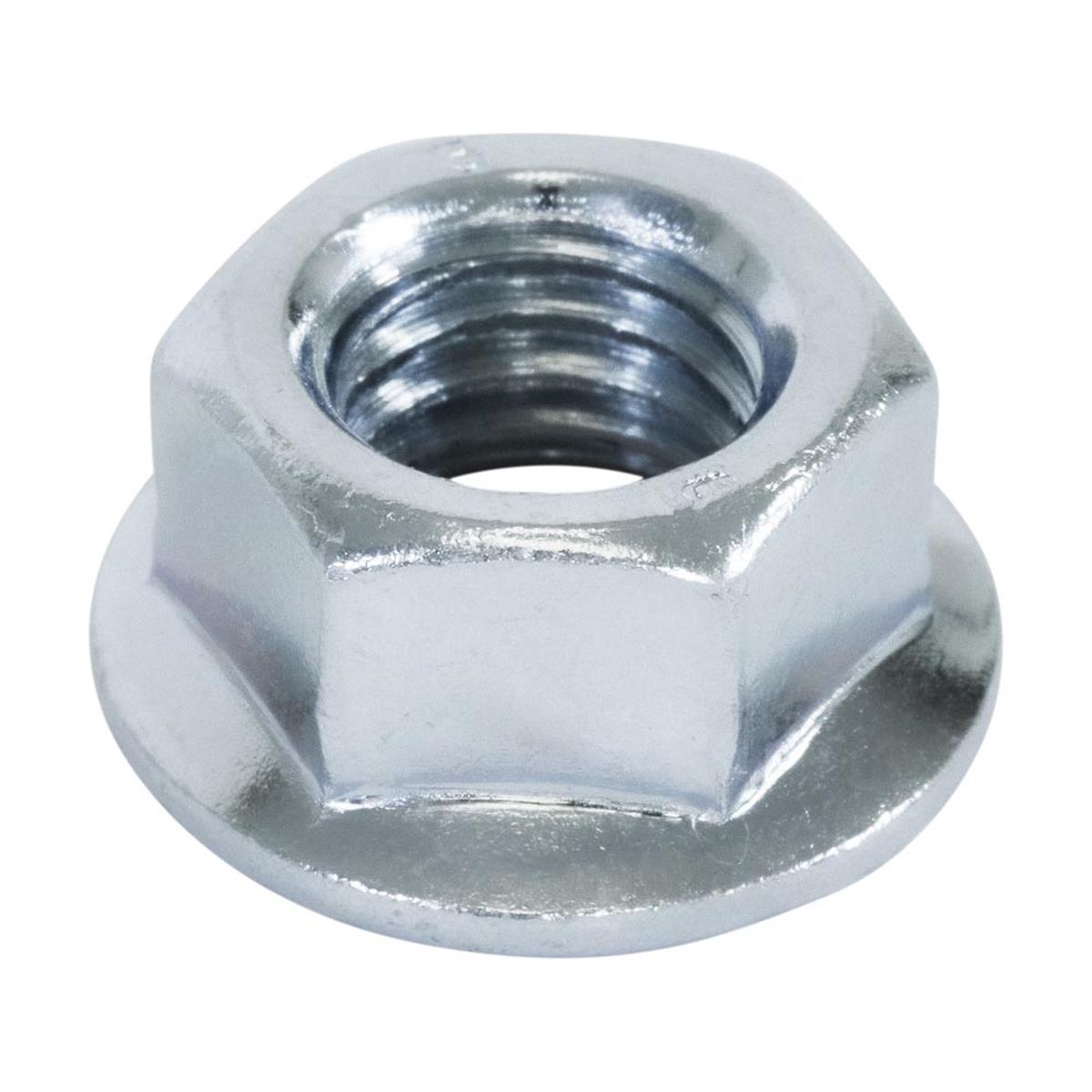 Flensmoer M16 - Verzinkt - Klasse 8 - DIN 6923 (25 stuks)