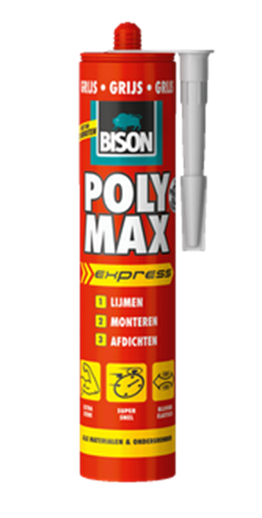 Bison - Poly Max Express - Grijs - 425g
