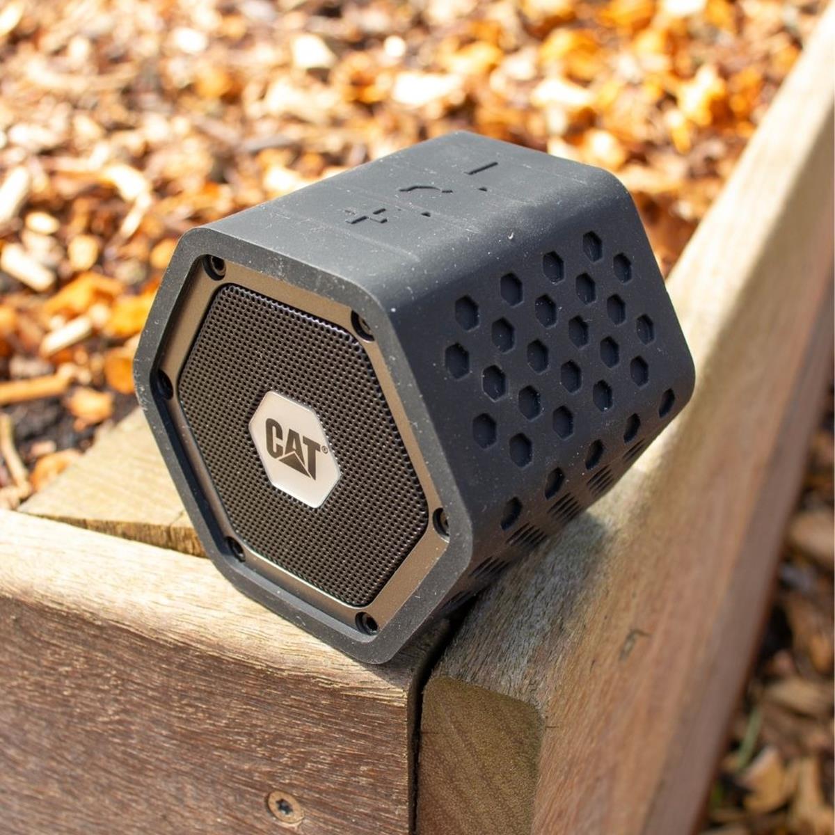 CAT - Robuuste Bluetooth Mini Speaker - IP66 - Bluetooth 4.1 - 4+ Uur Spreek- En Afspeeltijd CAT - Robuuste Bluetooth Mini Speaker - IP66 - Bluetooth 4.1 - 4+ Uur Spreek- En Afspeeltijd