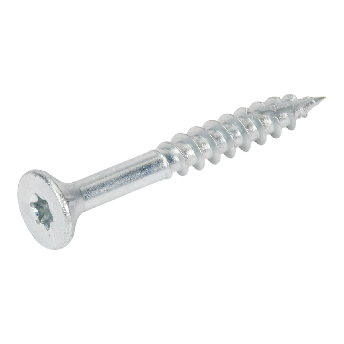 Stark - Torx 20 Spaanplaatschroeven + snijpunt - 4 x 40mm - Verzinkt - Deeldraad (200 stuks)