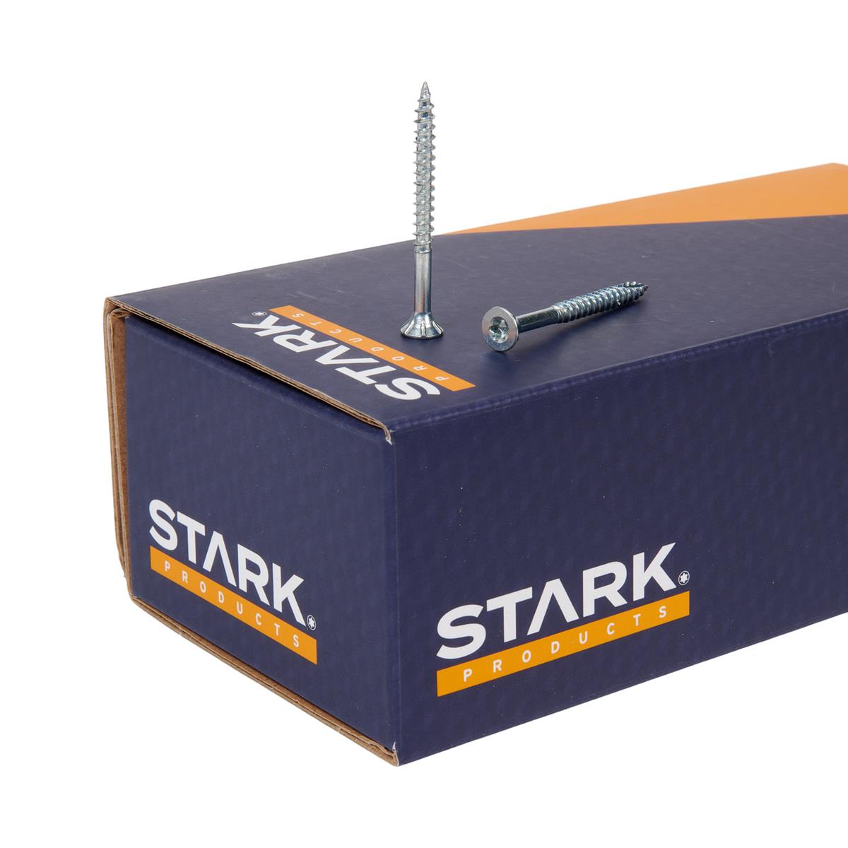 Stark - Torx 20 Spaanplaatschroeven + snijpunt - 4 x 35mm - Verzinkt - Voldraad (6400 stuks) Stark - Torx 20 Spaanplaatschroeven + snijpunt - 4 x 35mm - Verzinkt - Voldraad (6400 stuks)