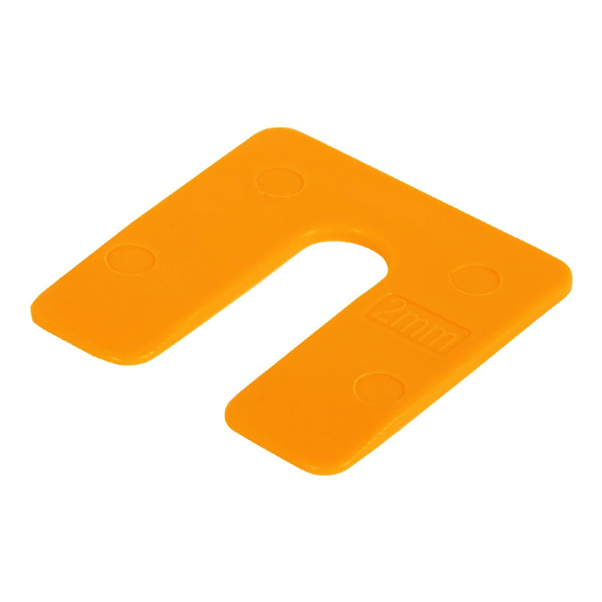 Radix Uitvulplaatjes - 2mm - 50x47mm - Oranje (48 stuks)