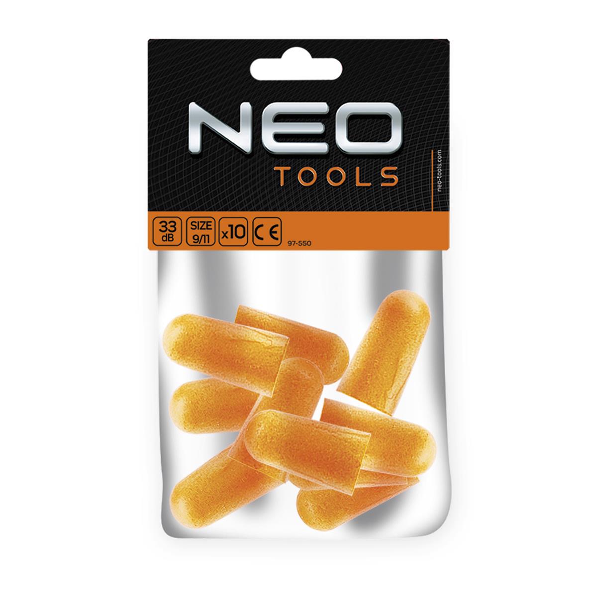 NEO - Oorplug - 10 oordopjes 33 dB