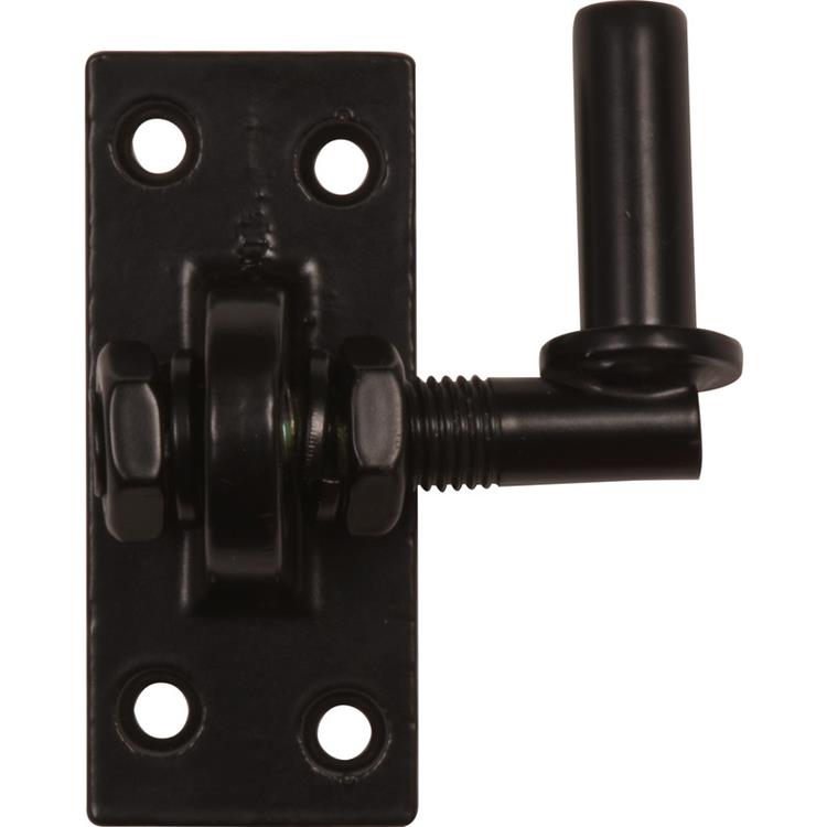 Plaatduim verstelbaar - 16 mm - Zwart