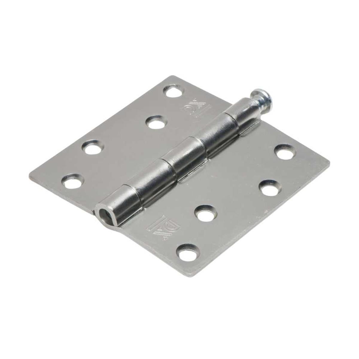 Scharnier - Rechte hoeken - 89x89mm - Losse verzinkte pen - Staal - Verzinkt