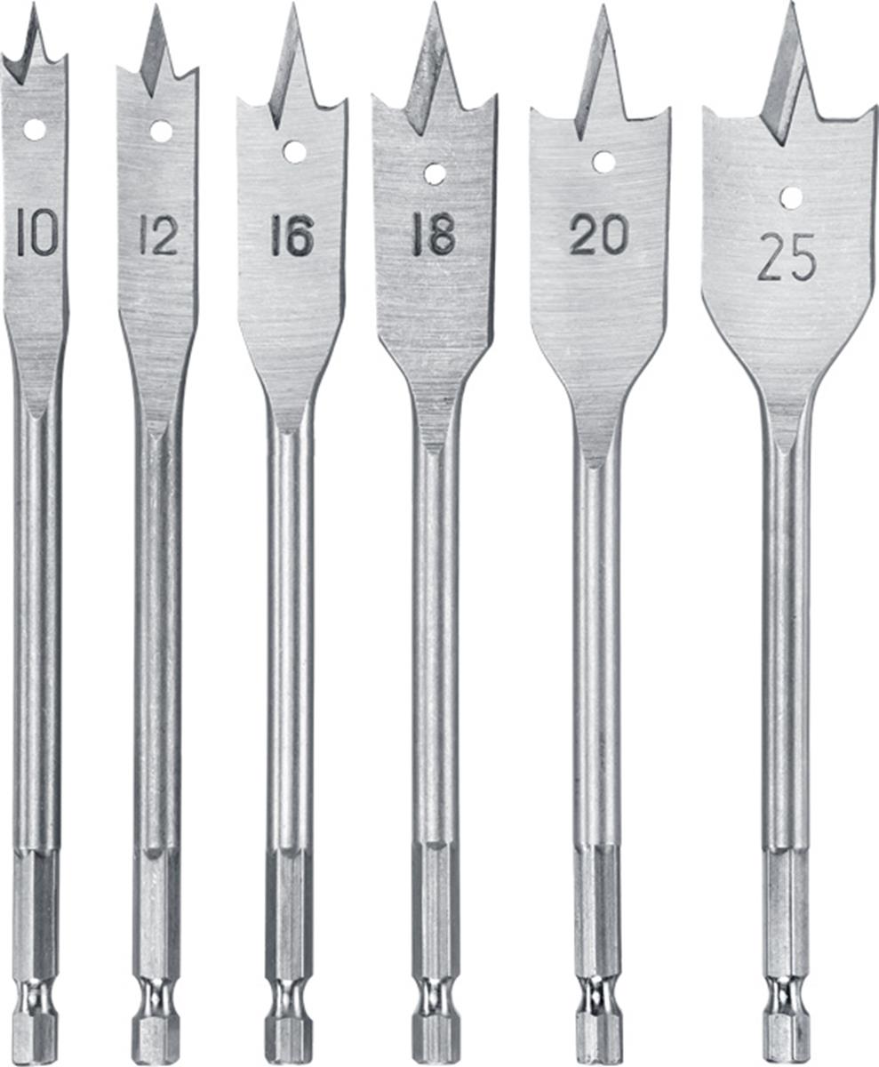 KWB - Speedborenset - 6-delig 10-12-16-18-20-25mm KWB - Speedborenset - 6-delig 10-12-16-18-20-25mm