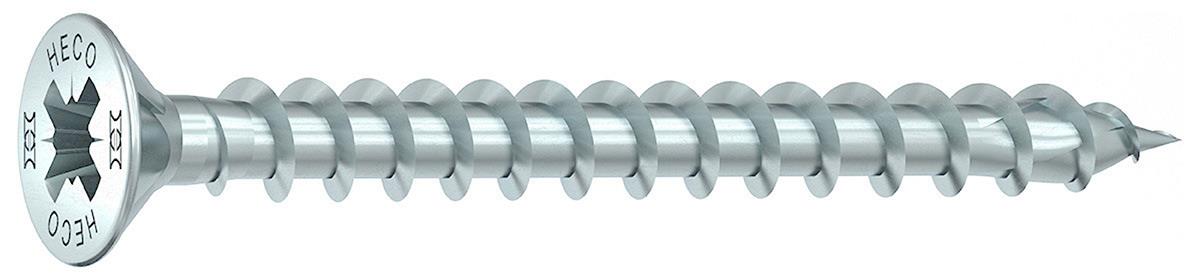 Heco Topix-Plus Schroeven - Pozidrive platverzonken kop - 5x 40mm - Voldraad (200 stuks)