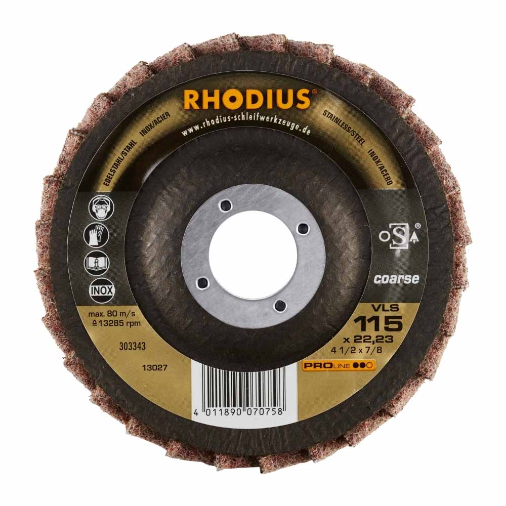 Rhodius - Vlieslamellenschijf - Coarse - Pro - 115 x 22,23 mm - VLS