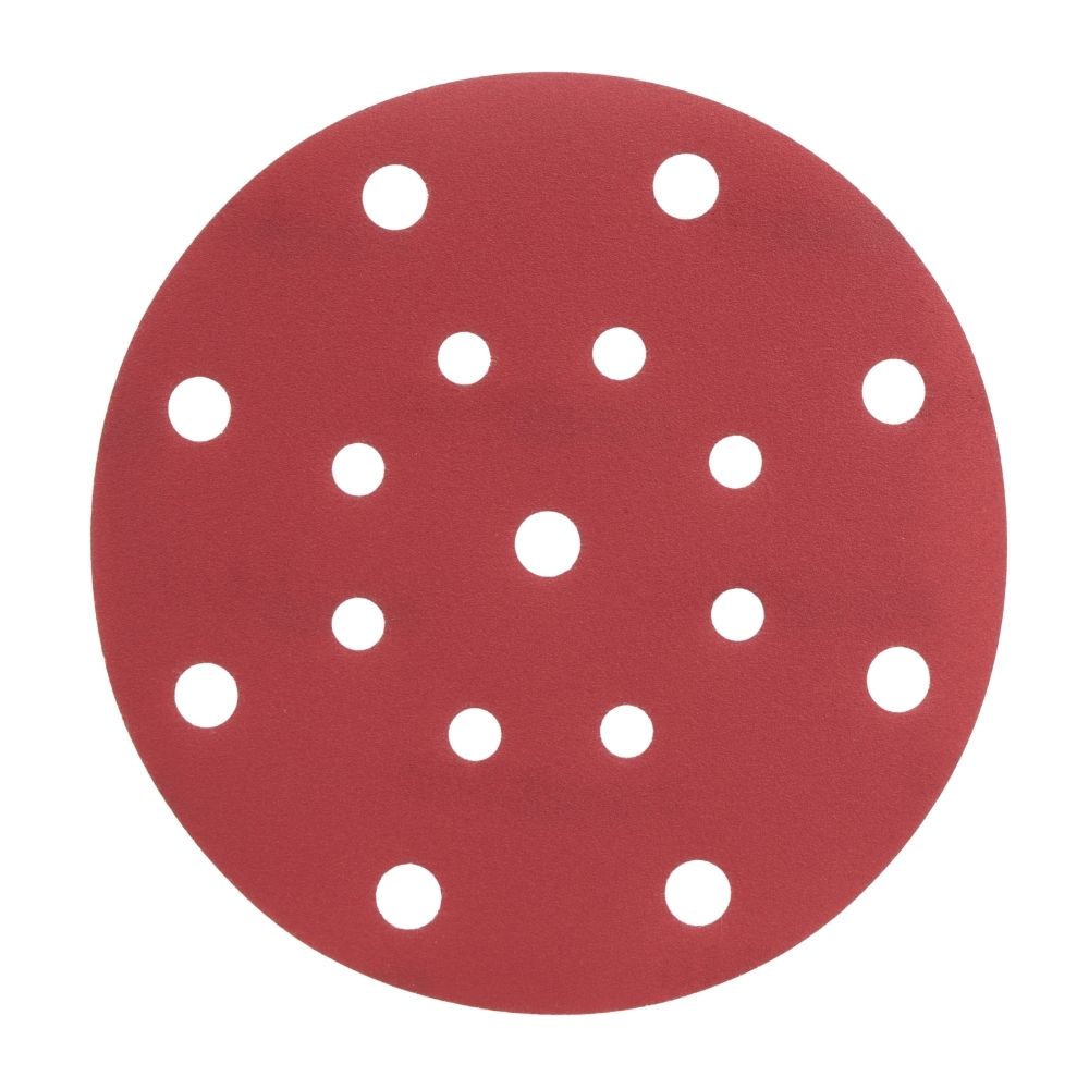 Radix - Schuurschijf - Pro - Klittenband 150 mm - P240 – 17 stofgaten (50 stuks)