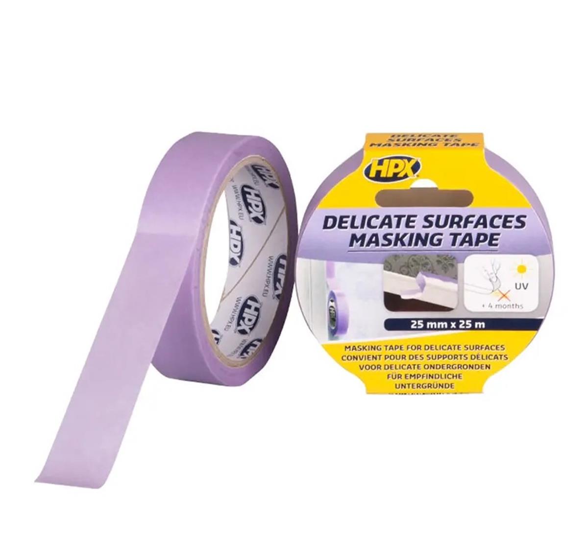 HPX - Masking 4800 Delicate Surfaces - Paars -  25mm x 25m