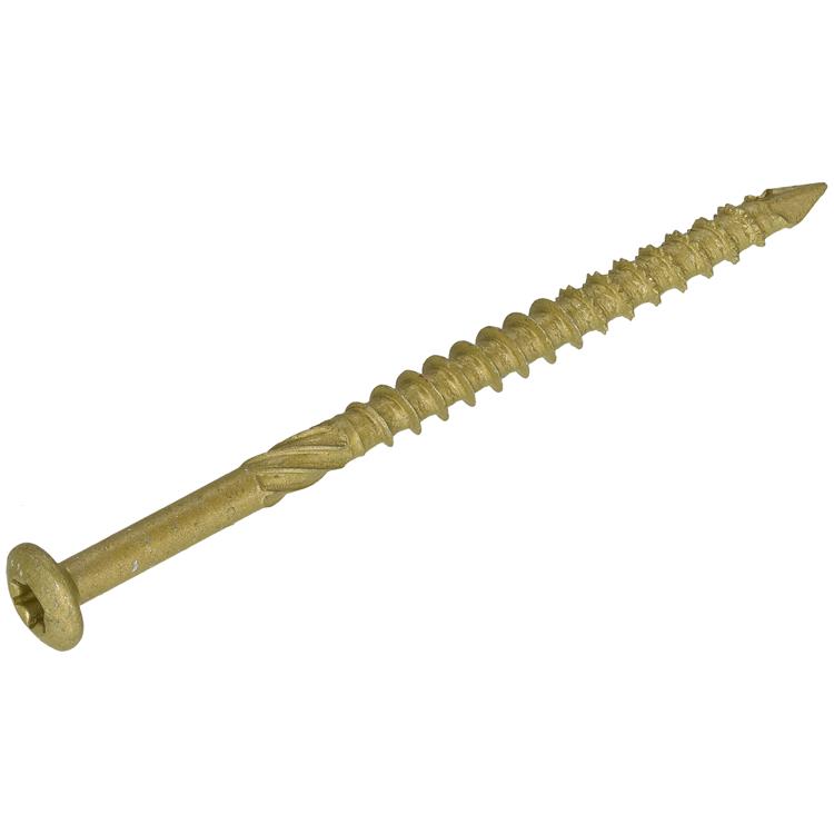 Dynaplus - Gevel- en potdekselschroef - Torx 15 - 4,0 x 50mm - AR-Bronze - CK (200 stuks)