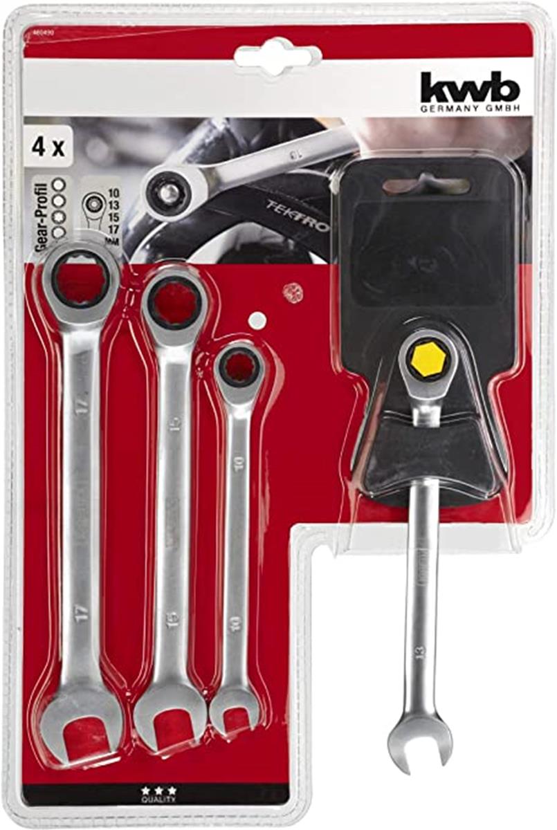 KWB - Steek- en ringratelset - CV 10-17mm KWB - Steek- en ringratelset - CV 10-17mm