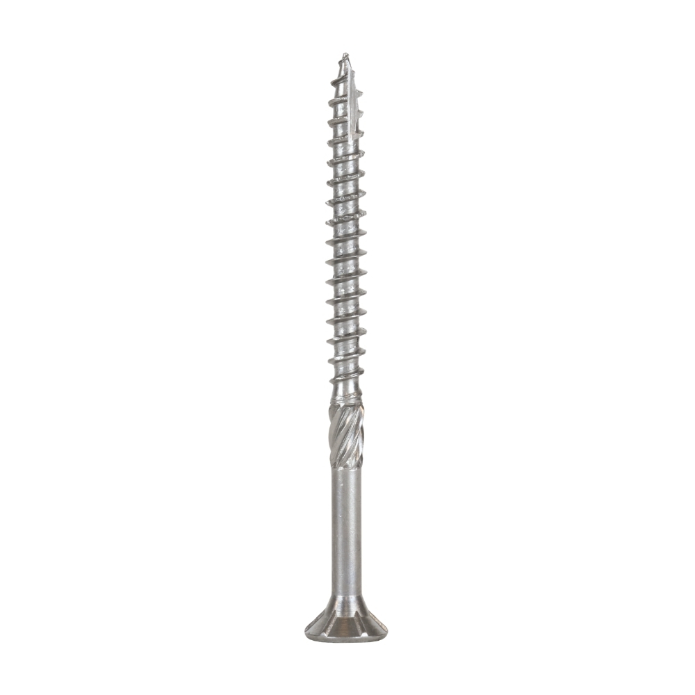 Radix Torx 20 Spaanplaatschroef - Platkop + Snijpunt - 4,5 x 60mm/35 - RVS - Deeldraad (200 stuks)