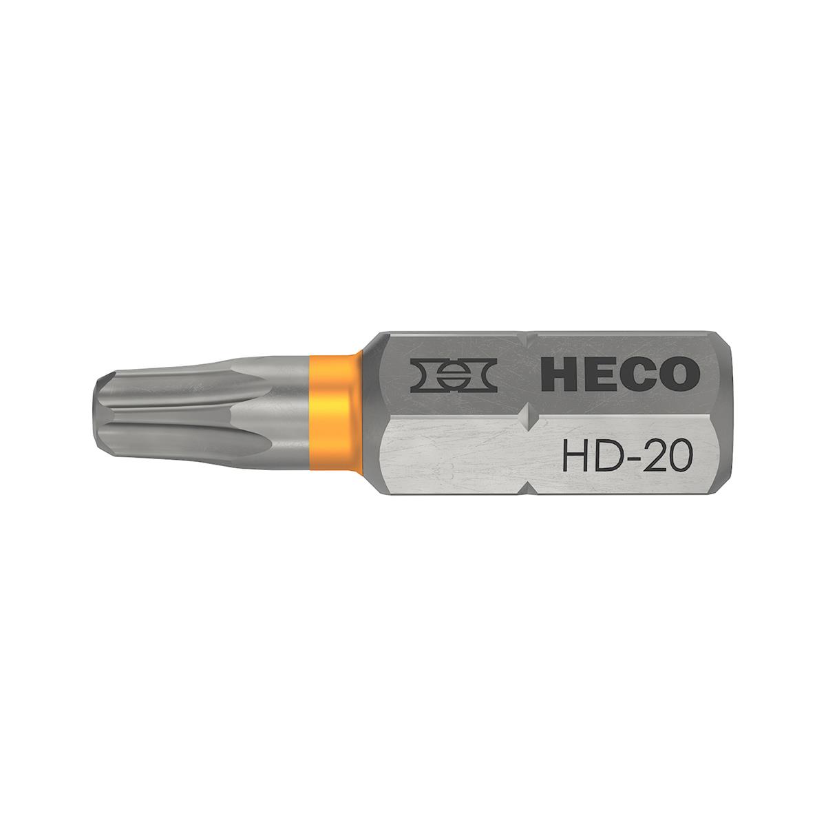 Heco - Drive-Bits - Torx 20 - 25mm Blister verpakking 2 stuks