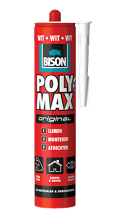 Bison - Poly Max Original - Wit - 425g Bison - Poly Max Original - Wit - 425g